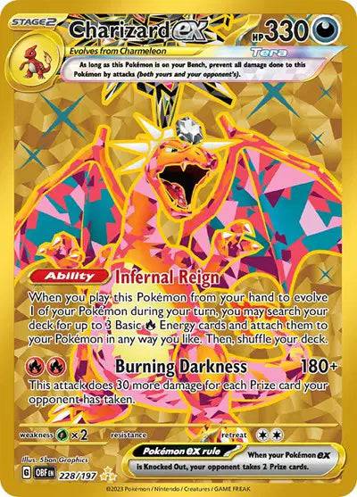 Charizard ex 228/197 - Obsidian Flames - Holofoil