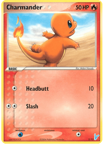Charmander 2/12 - EX Trainer Kit 2 - Normal
