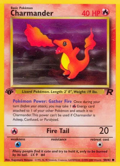 Charmander 50/82 – Team Rocket (Unbegrenzt) – Normal
