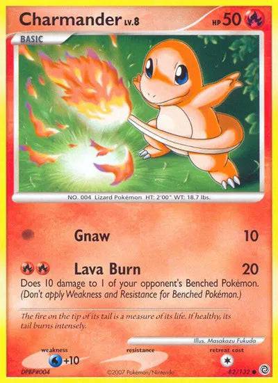 Charmander Lv.8 82/132 - Secret Wonders - Normal