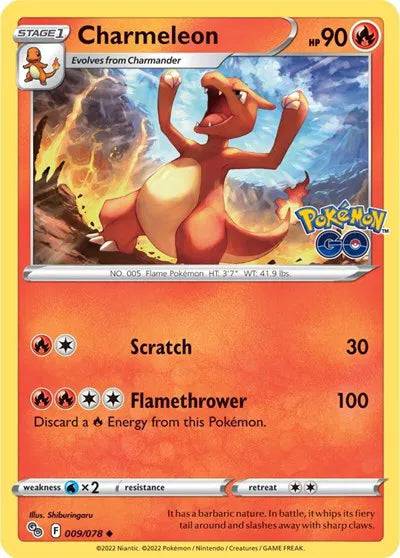 Charmeleon 009/078 - Pokemon Go - Normal