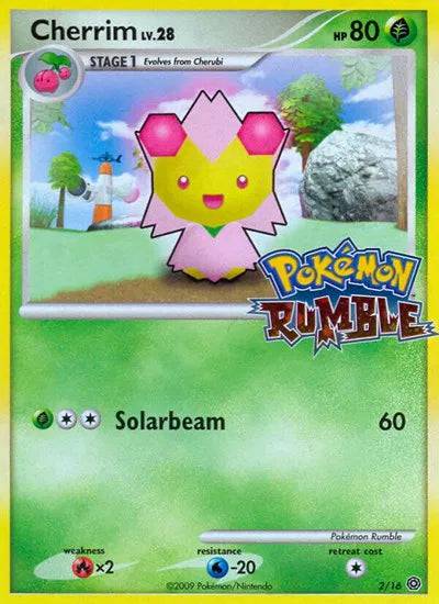 Cherrim Lv.28 2/16 - Rumble - Holofoil