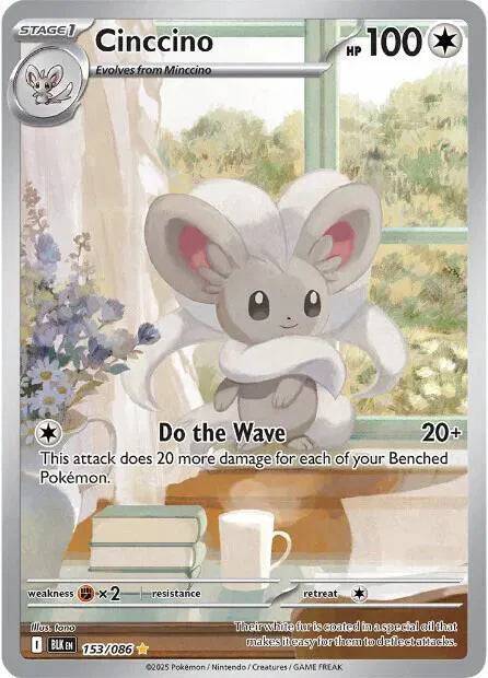 Cinccino 153/086 - Black Bolt - Holofoil