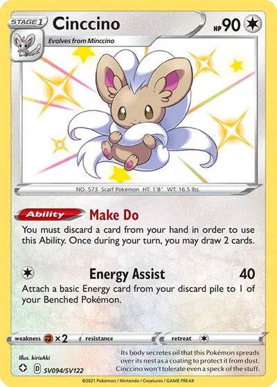 Cinccino SV094/SV122 - Shining Fates: Shiny Vault - Holofoil