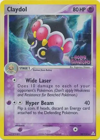 Claydol 38/110 - EX Holon Phantoms - Reverse Holofoil