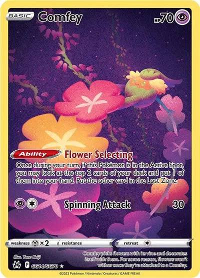 Comfey GG14/GG70 - Crown Zenith: Galarian Gallery - Holofoil