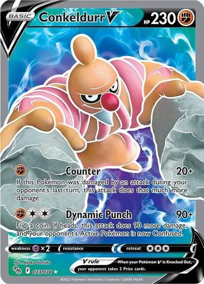 Conkeldurr V 073/078 - Pokemon Go - Holofoil