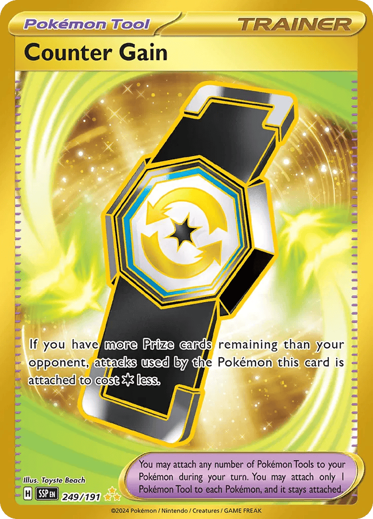 Counter Gain 249/191 - Surging Sparks - Holofoil