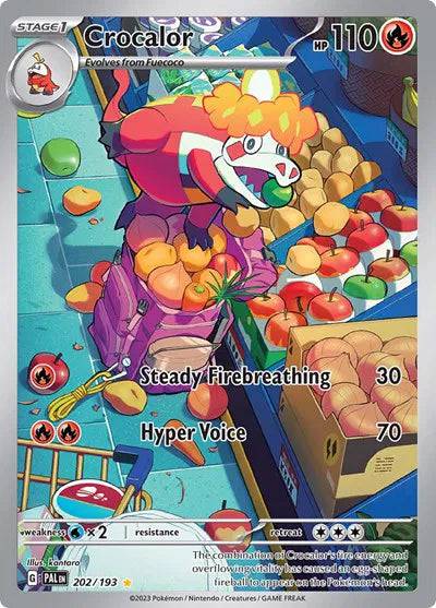 Crocalor 202/193 - Paldea Evolved - Holofoil