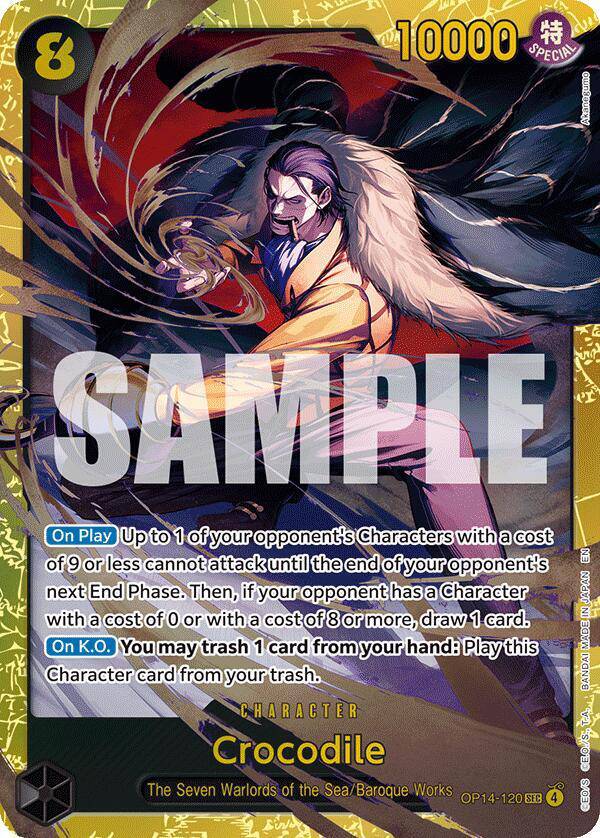 Crocodile OP14-120 - The Azure Sea's Seven - Foil