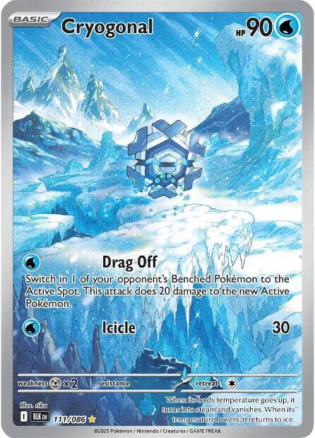 Cryogonal 111/086 - Black Bolt - Holofoil