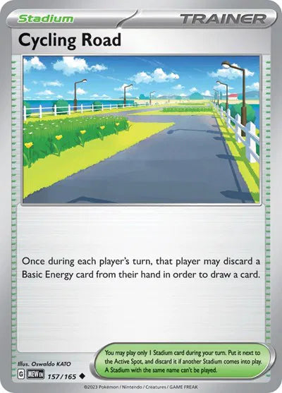 Cycling Road 157/165 - Scarlet & Violet 151 - Reverse Holofoil