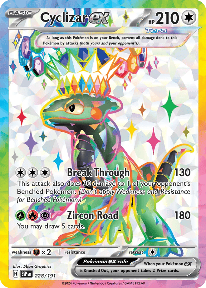 Cyclizar ex 228/191 - Surging Sparks - Holofoil
