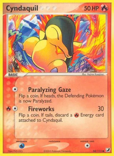 Cyndaquil 54/115 - EX Unseen Forces - Normal