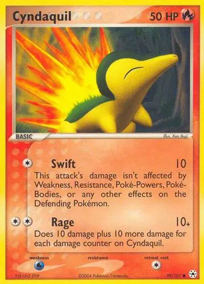 Cyndaquil 59/101 - EX Hidden Legends - Normal
