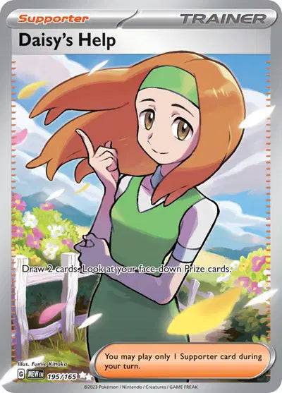 Daisy's Help 195/165 - Scarlet & Violet 151 - Holofoil