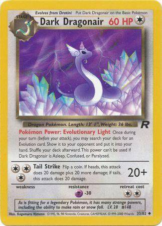 Dark Dragonair 33/82 - Team Rocket (Unlimited) - Normal