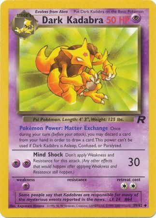 Dark Kadabra 39/82 - Team Rocket (Unlimited) - Normal