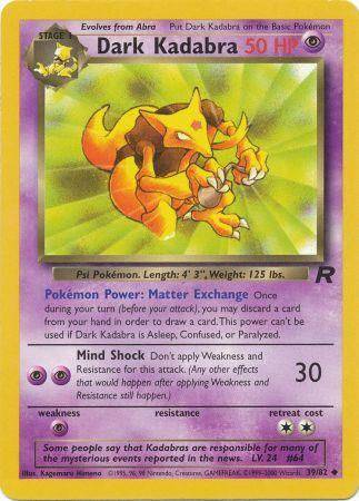 Dark Kadabra 39/82 - Team Rocket (Unlimited) - Normal