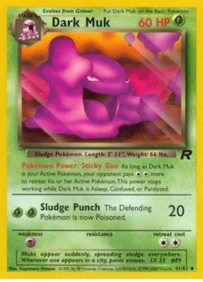 Dark Muk 41/82 - Team Rocket (Unlimited) - Normal
