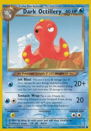 Dark Octillery 62/105 - Neo Destiny (Unlimited) - Normal