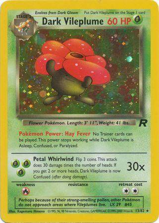 Dark Vileplume 13/82 - Team Rocket (Unlimited) - Holofoil