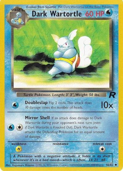 Dark Wartortle 46/82 - Team Rocket (Unlimited) - Normal