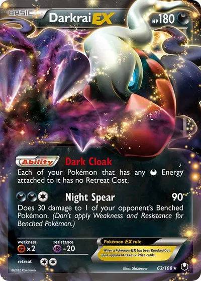 Darkrai EX 63/108 - Dark Explorers - Holofoil