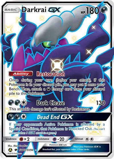 Darkrai GX SV70/SV94 - Hidden Fates: Shiny Vault - Holofoil
