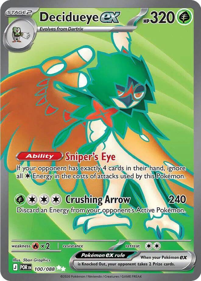 Decidueye 100/088 - Perfect Order - Holofoil