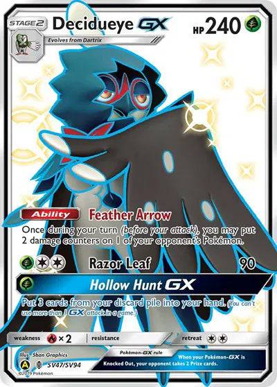 Decidueye GX SV47/SV94 - Hidden Fates: Shiny Vault - Holofoil