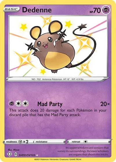 Dedenne SV051/SV122 - Shining Fates: Shiny Vault - Holofoil