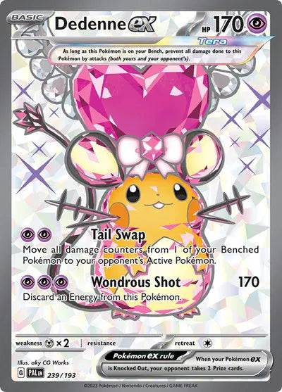 Dedenne ex 239/193 - Paldea Evolved - Holofoil