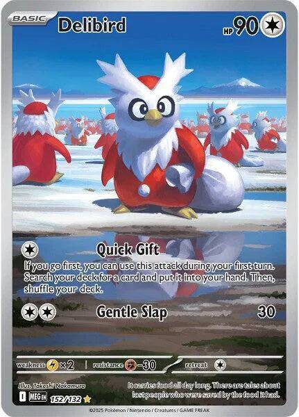 Delibird 152/132 - Mega Evolution - Holofoil