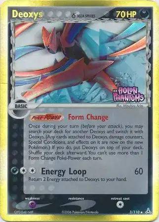 Deoxys 3/110 - EX Holon Phantoms - Reverse Holofoil