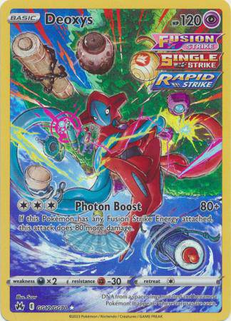 Deoxys GG12/GG70 - Crown Zenith: Galarian Gallery - Holofoil