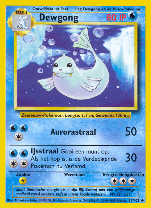 Dewgong (NL) 25/102 – Basisset (Unbegrenzt) – Normal