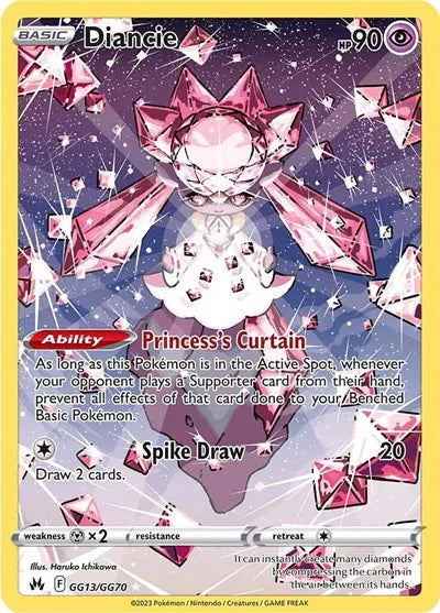 Diancie GG13/GG70 - Crown Zenith: Galarian Gallery - Holofoil