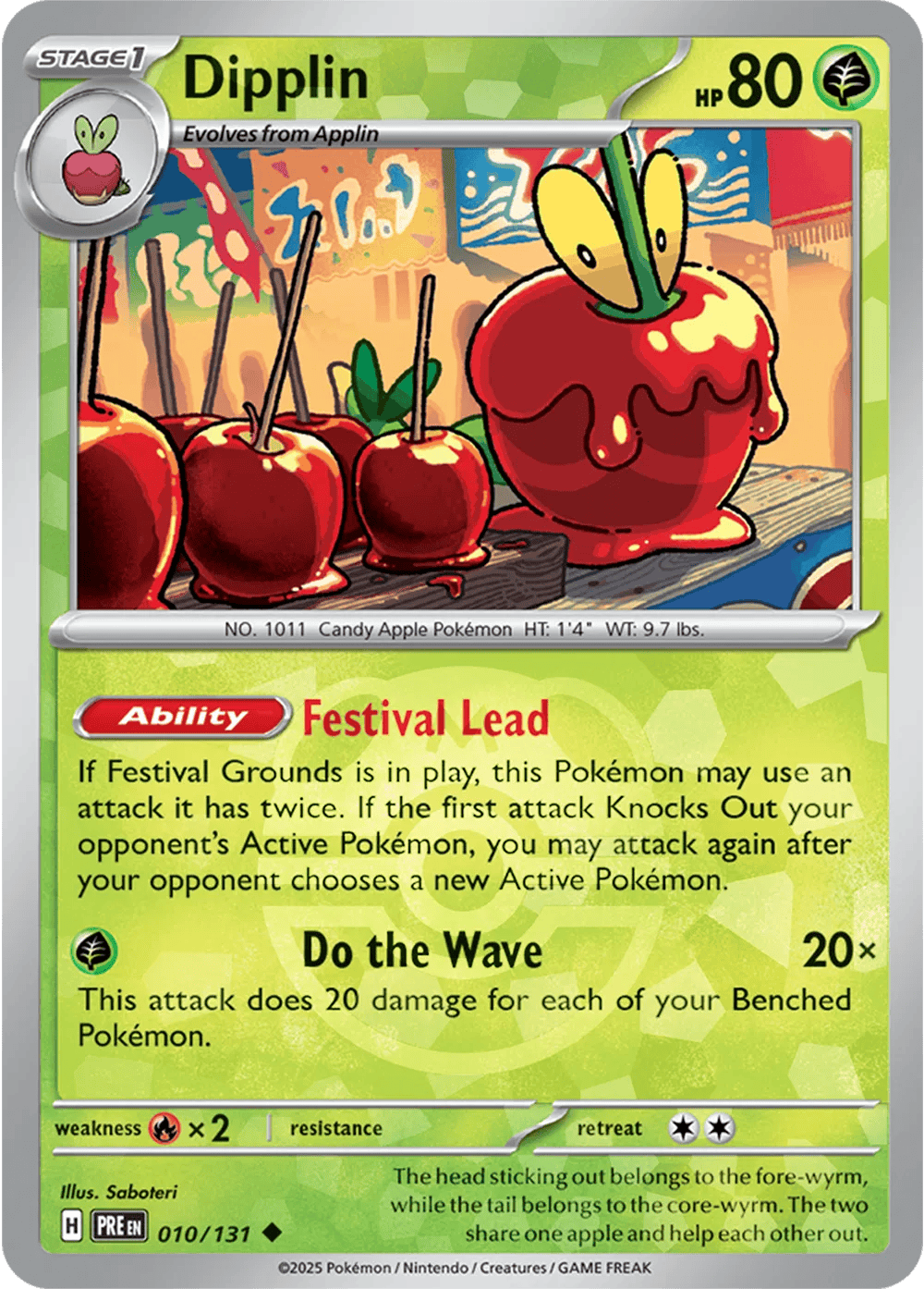 Dipplin 010/131 - Prismatic Evolutions - Master Ball Pattern