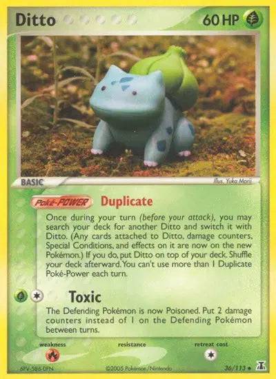 Ditto 36/113 - EX Delta Species - Normal