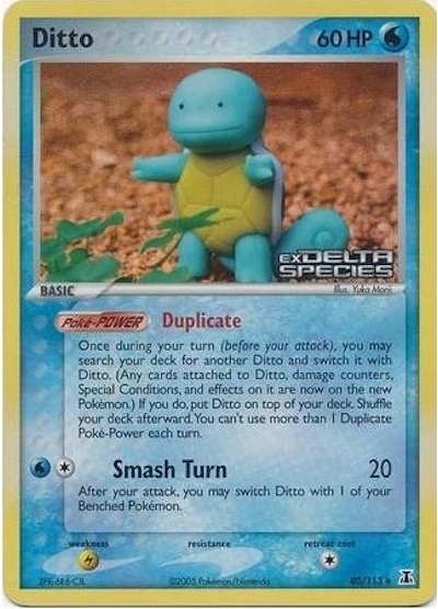 Ditto 40/113 - EX Delta Species - Reverse Holofoil