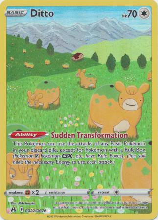 Ditto GG22/GG70 - Crown Zenith: Galarian Gallery - Holofoil