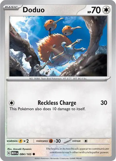 Doduo 084/165 - Scarlet & Violet 151 - Reverse Holofoil