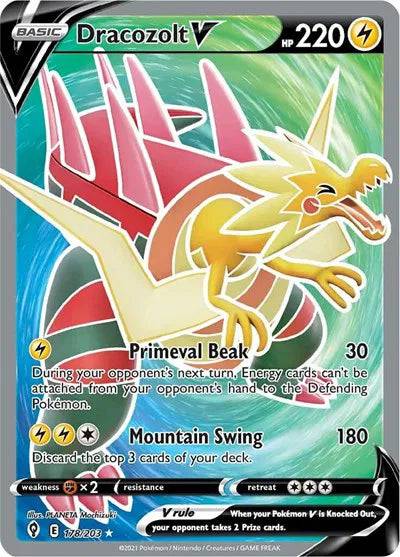 Dracozolt V 178/203 - Evolving Skies - Holofoil