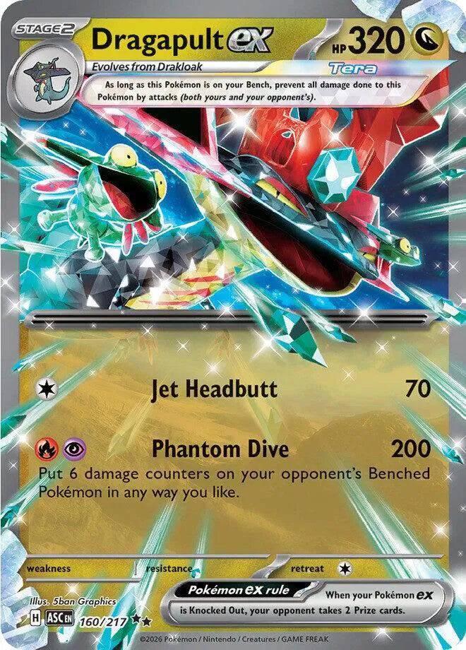 Dragapult ex 160/217 - Ascended Heroes - Holofoil