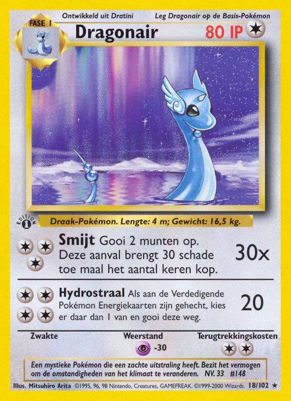 Dragonair (NL) 18/102 - Base Set (1st Edition) - Normal