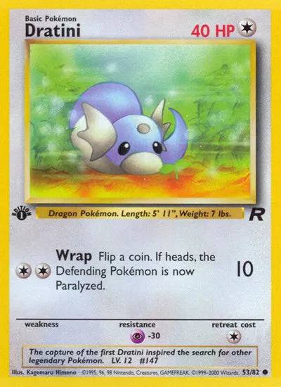 Dratini 53/82 - Team Rocket (1st Edition) - Normal