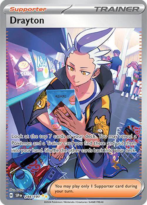 Drayton 244/191 - Surging Sparks - Holofoil