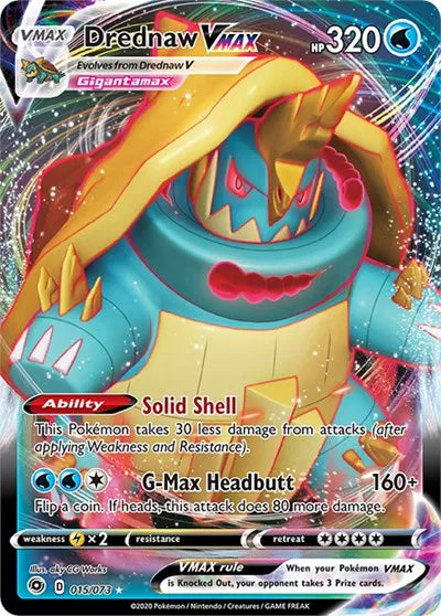 Drednaw VMAX 015/073 - Champion's Path - Holofoil