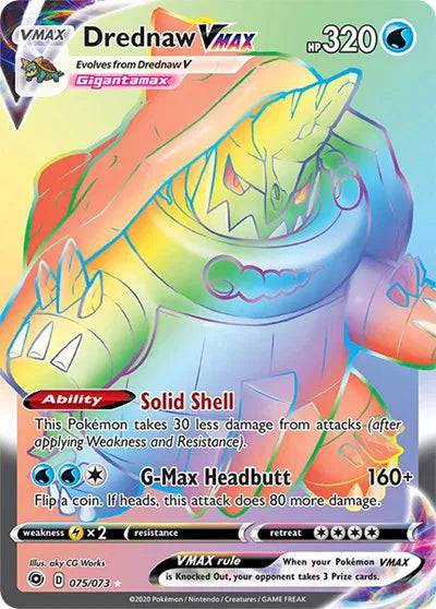 Drednaw VMAX 075/073 - Champion's Path - Holofoil